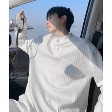 秋季亨利衫长袖T恤男生内搭纯色上衣男华夫格衣服TE06，男装T恤，星座1116A（原606A-3）