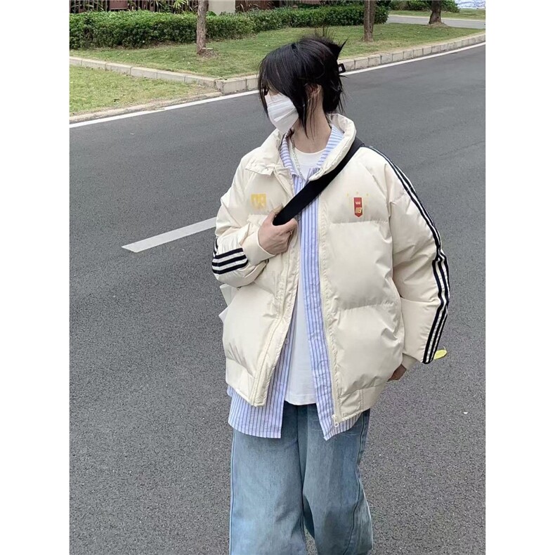 女风三杠宽松百搭免疫ZM0122-P95,男装棉衣,星座313A(原308A-2)