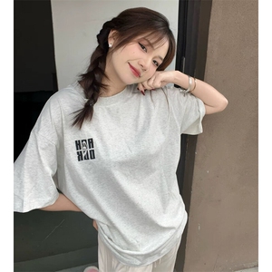 万针全刺绣工艺抖音得物高品质260克重磅纯棉双纱美式高街短袖T恤图片