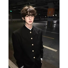 2025韩版潮流男士上衣帅气宽松港风西装外套男春秋百搭休闲西服，男装西服，四季星座505