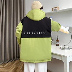 冬上新加棉加厚棉服港风休闲连帽棉衣外套男女8323-P125控价168，男装棉衣，电商A441-1