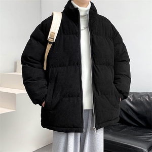2023冬上新学生加棉加厚棉服纯色保暖立领棉衣外套男女 6223-P100图片