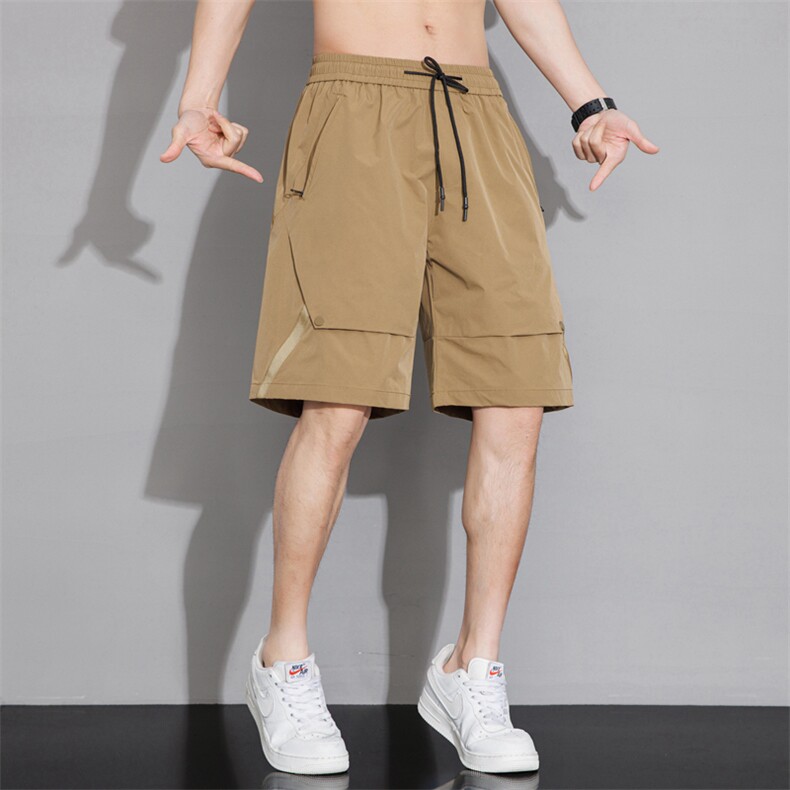 新款工装短裤男潮牌ins休闲裤宽松大码中裤五分裤D0609-P43图片