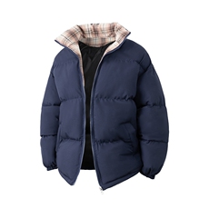 2025撞色格子棉衣男面包服加厚保暖棉服棉袄【量大有差】1661-P38，男装棉衣，星座207