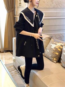 风衣俩色俩码图片