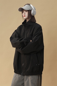 JK205/P65春装新款个性魔术贴立领飞行员夹克男潮外套上衣图片