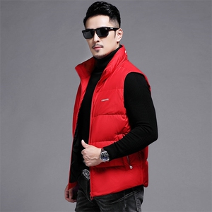 B2216钱塘2020-3精品男士连帽羽绒服马甲80白鸭绒主推P155图片