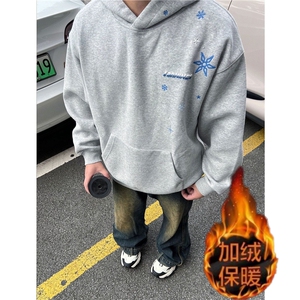JY650-P42 重磅美式潮牌连帽长袖刺绣卫衣图片