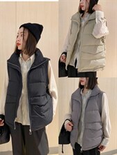 6898羽绒马甲，女装马甲，艾辰莉