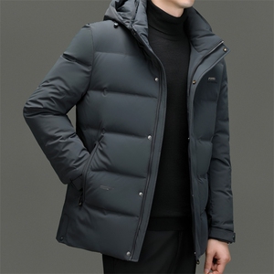 BN2321钱塘2020-2商务简约冬季厚款中年男士90鸭绒羽绒服P250图片