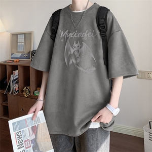 量大优可提供视频2024夏麂皮绒短袖T恤HD019-1-LPT2463-P20图片