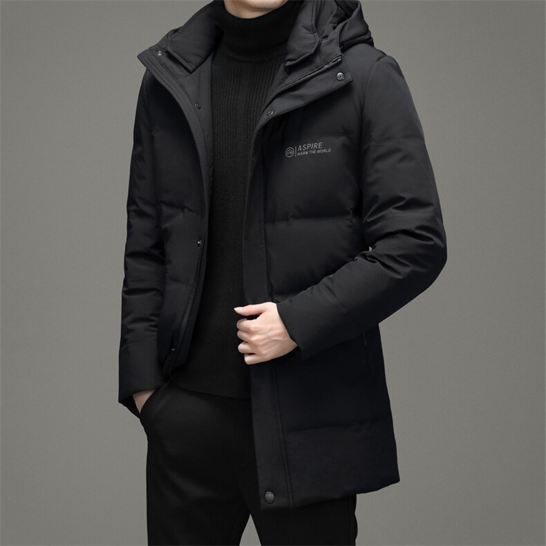 中年男士羽绒服男外套连帽冬季新款90白鸭绒男士上衣DD21719-P380,男装羽绒服,电商B212（原钱塘6029）