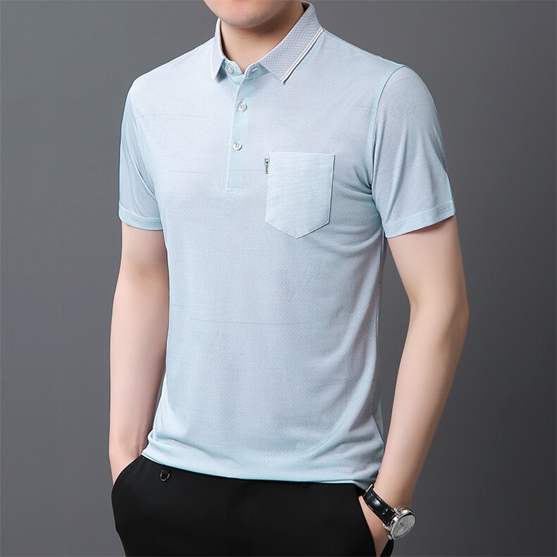 潮流衬衫纯色百搭翻领短袖宽松上衣2024年夏季POLO衫FGNYS610图片
