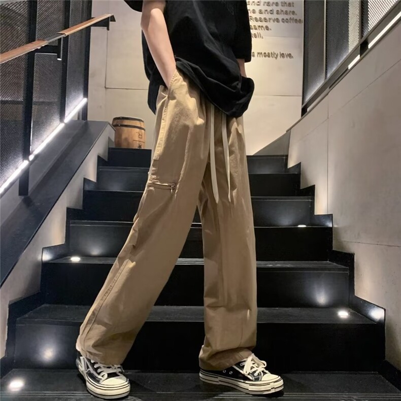 cityboy工装裤子男生宽松阔腿裤潮牌欧美高街休闲裤WK205-P45,男装休闲裤,星座1109-3