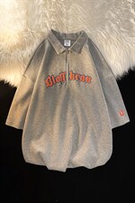 夏季新款POLO杉休闲潮流美式华夫格百搭翻领短袖T恤PL3321-P51，男装T恤，星座717