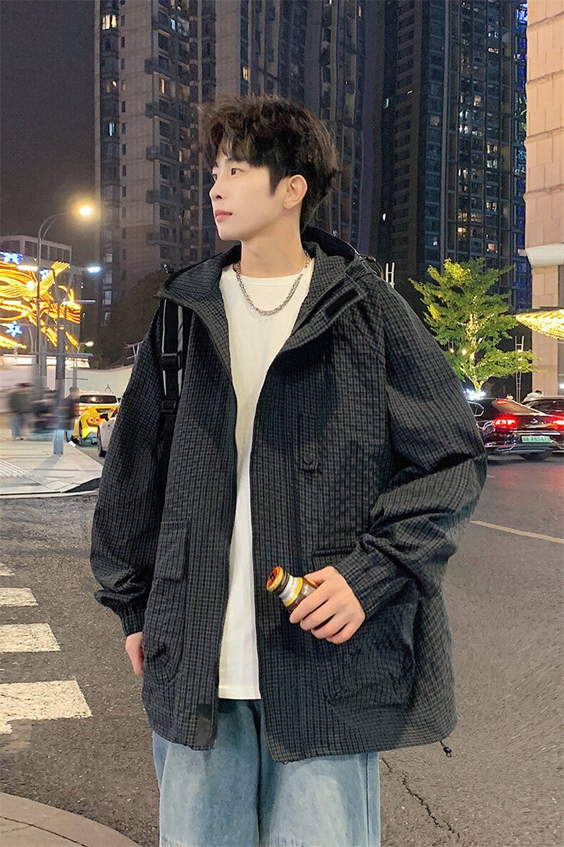 秋季户外连帽夹克男外套DSA157B-JK7811-P75,男装夹克,电商A157B