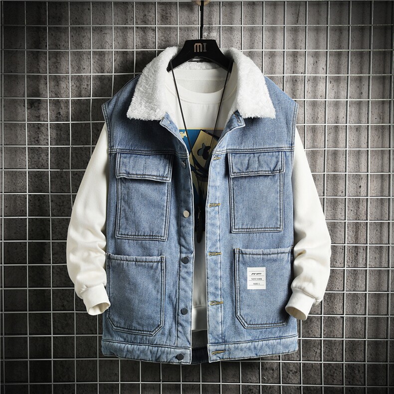 MJ215J-P68-限价98男士冬季羊羔毛棉潮流马夹背心工装坎肩外套,男装背心/马甲,星座103A