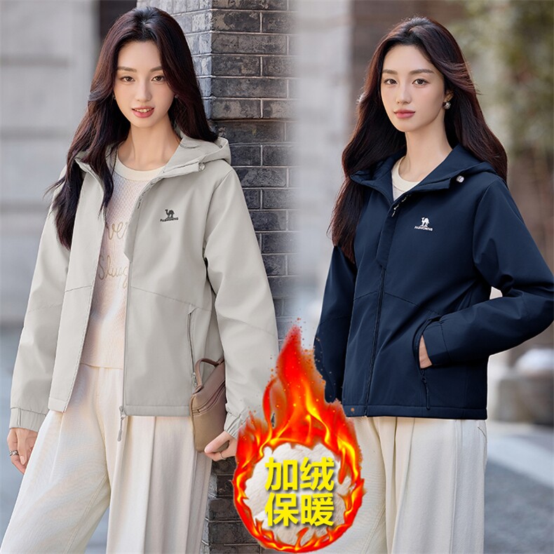 现货秒发2025冬装新款韩版休闲加厚保暖派克服棉衣棉服外套,女装派克服,星宇服饰