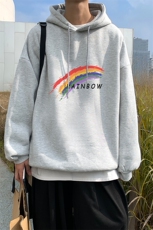 A040-WY2064-P40连帽卫衣男加肥加大码胖子棒球服外套，男装卫衣，电商A040