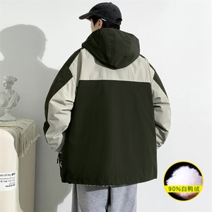 冬上新三合一百搭冲锋衣潮加绒羽绒服外套男女 8300-P210控价299图片