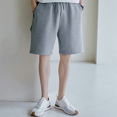重磅短裤男夏季休闲五分裤韩版宽松运动纯棉针织5分裤子24D10-P80，男装牛仔裤，电商A355（原A415）