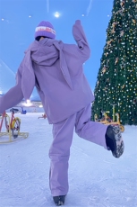 单双板防水男女银狐绒滑雪服衣裤套装M38+K1002J加绒P200控328，男装休闲套装，电商A001