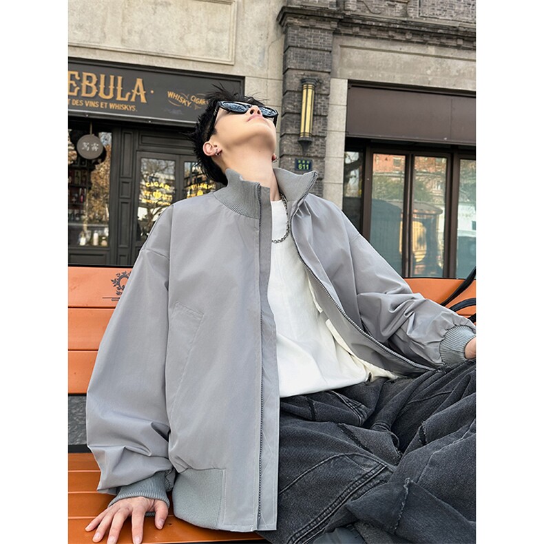 2026春季抖音得物品质新款夹克男上衣棒球服飞行外套6162-P32，男装夹克，星座207