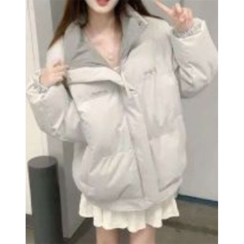 拼接加厚羽绒棉服女冬季初中高中学生保暖外套M7914,男装棉衣,星座1116A（原606A-3）