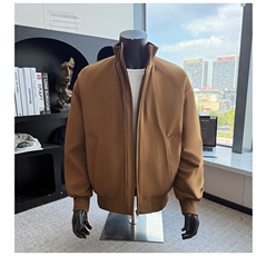 跑量！美式立领飞行员防水棉服男加厚保暖宽松棉衣25XM88260特P48，男装棉衣，电商A042