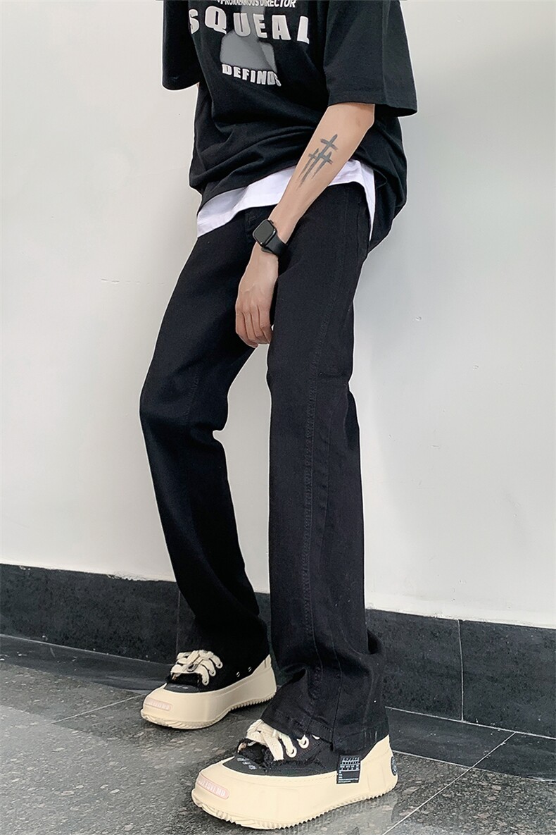 C2049-TP3568高街牛仔裤男水洗宽松百搭潮牌青少年休闲长裤,男装牛仔裤,电商A102