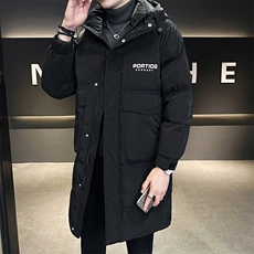 长款男冬季2025新款加厚连帽休闲外套A313-9908-P260，女装短外套，电商A313