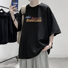 华夫格t恤男短袖男大码五分袖大皂风HT73384-P22，男装T恤，电商A040