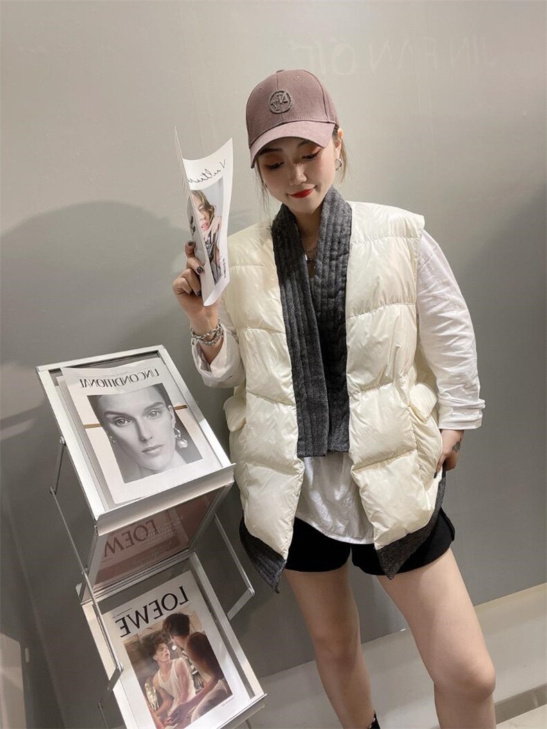 羽绒马甲，女装马甲，爱丽伽