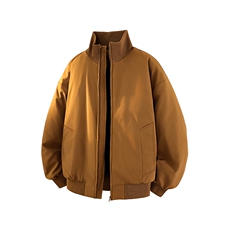 跑量！美式立领飞行员防水棉服男加厚保暖宽松棉衣25XM88260特P48，男装棉衣，电商A042