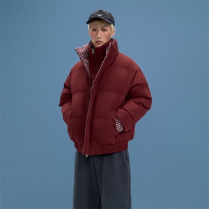 冬季新品得物美式潮流高品质格子加绒加厚棉衣外套棉服MY5566-P88图片