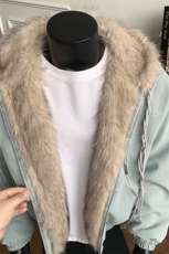 美式复古座山雕连帽棉服加厚保暖夹克宽松外套XZ514-2-25104-P128，男装夹克，星座514-2(原B239)