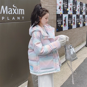 现货！ 2C056-3107-P285控428（彩虹渐变色90绒羽绒服 ）图片
