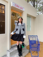 甜美爱心小香外套，其它，YOUER DENG