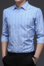 DN211712男式2023年春季新款长袖衬衫男装商务时尚休闲衬衣P765，男装衬衫，电商B360