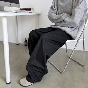 美式街头牛仔裤男秋冬直筒长裤百搭宽松休闲阔腿裤子N0135-P55