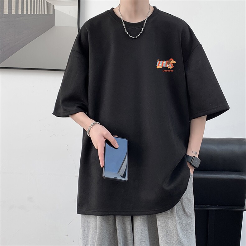 麂皮绒短袖t恤男大码半袖男JD82438-P25,男装T恤,电商A040