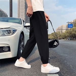 夏季速干运动裤社会小伙痞帅束脚裤休闲九分裤 K2048/P50/控78图片