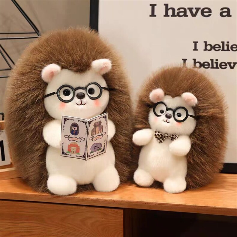 可爱小刺猬毛绒公仔，萍恰玩具