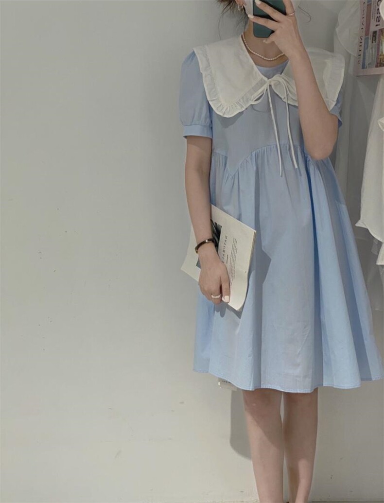 可脱卸披肩连衣裙，女装连衣裙，驿谷