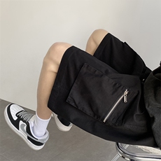 2025夏季新款美式高街工装裤短裤潮男休闲裤五分裤DK1373-P45控68，男装牛仔裤，星座810(原QT5070)