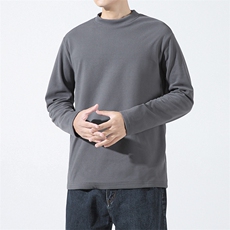 现货备货十万件德绒保暖纯色修身商务打底圆领卫衣男MY2201P25，男装卫衣，星座301D-4(原星座1004-4）