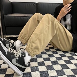 男春季潮流时尚休闲长裤B395P32图片
