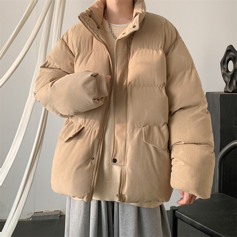 W8213P125控168大皂灯芯绒设计感宽松休闲棉衣棉服,男装棉衣,电商B205