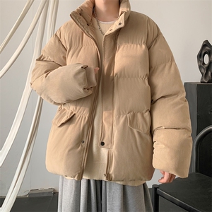 W8213 P125 控168 大皂灯芯绒设计感宽松休闲棉衣棉服图片