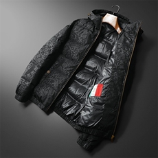 7390冬季新款羽绒服男白鸭绒连帽休闲保暖外套P320，男装羽绒服，钱塘2010A